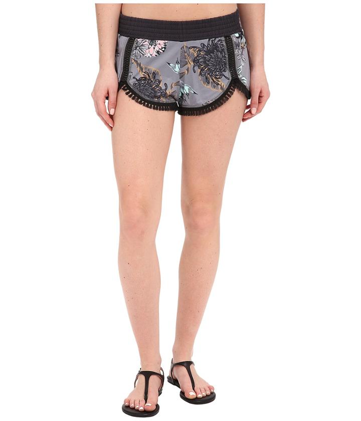 Maaji - Noir Fringes Shorts Cover-up