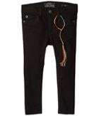 Lucky Brand Kids - Zoe Five-pocket Colored Brushed Jeans In Black