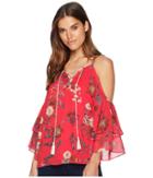 Miss Me - Halter Open Shoulder Lace-up Top