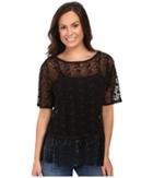 Roper - 0504 Embroidered Knit Top