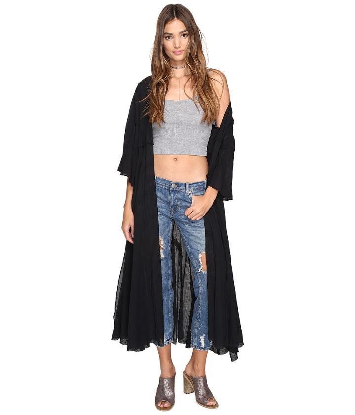 Free People - Curved Gauze Duster