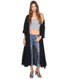 Free People - Curved Gauze Duster