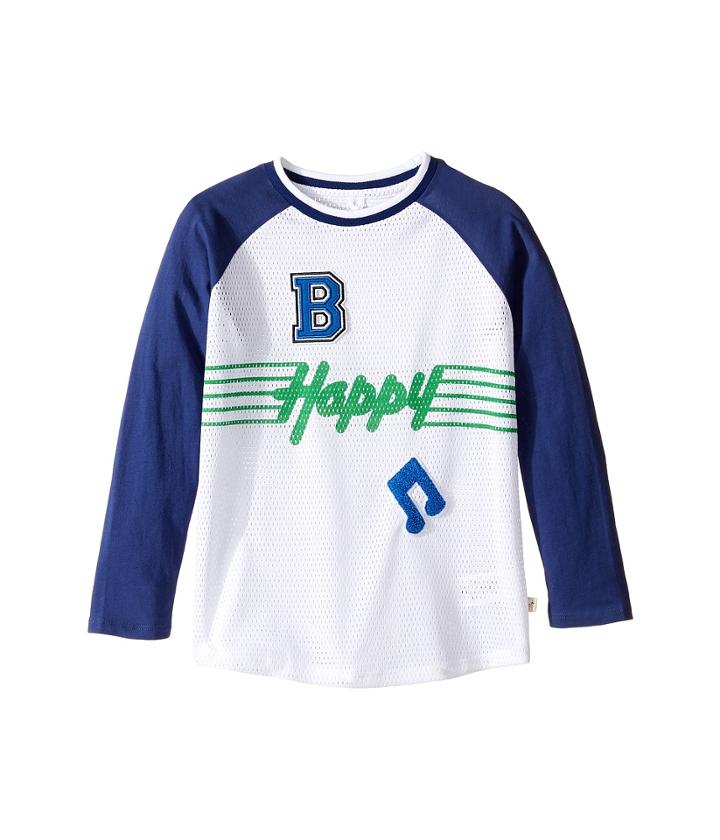 Stella Mccartney Kids - Max 'b Happy' Raglan Mesh T-shirt