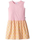 Toobydoo - Pink Tank Dress W/ Summery Woven Skirt