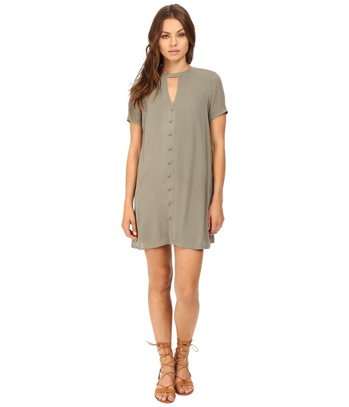 Brigitte Bailey - Cicely Keyhole Button Up Dress