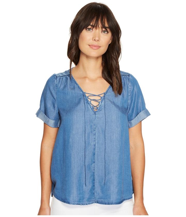 Lucky Brand - Lace-up Top