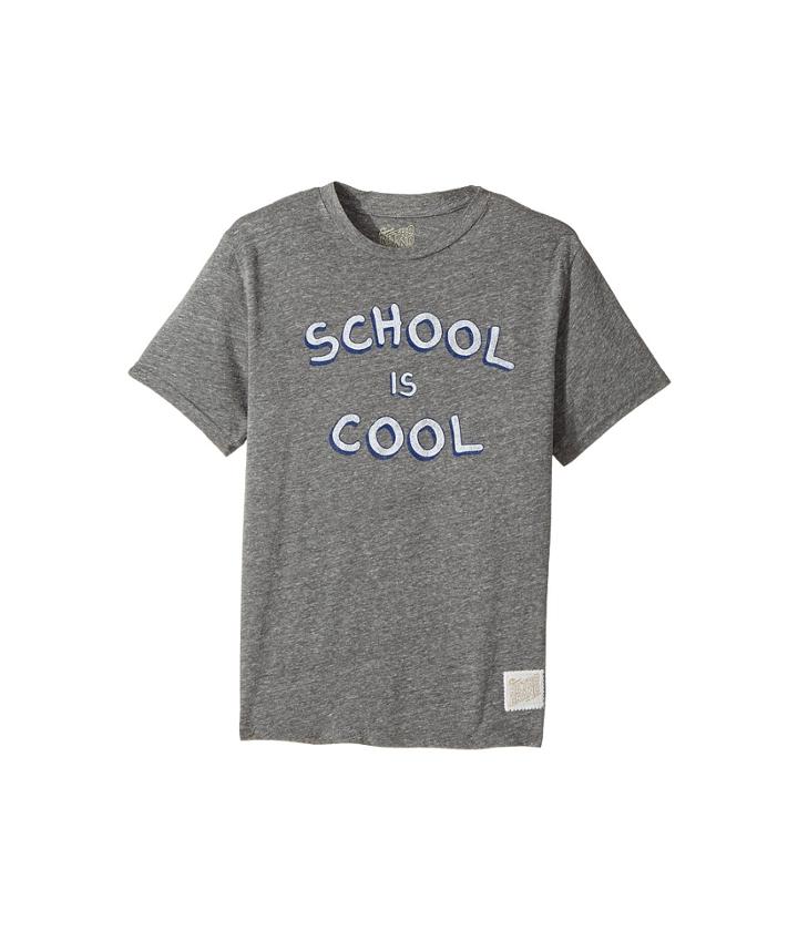 The Original Retro Brand Kids - School Is Cool Tri-blend Short Sleeve Tee