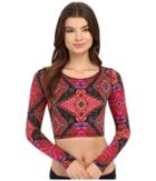 Billabong - Gettin Native Long Sleeve Crop Rashguard