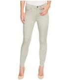 Liverpool - Madonna Ankle Skinny Pants In Micro-peached Twill In Faded Seagrass