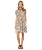 Marc By Marc Jacobs - Sketch Stripe Patched Tee Dress