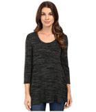 Mod-o-doc - Space Dye Rayon Spandex Jersey Raw Edge Seamed Tee