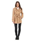 Calvin Klein - Double Breasted Belted Wool Trench Coat
