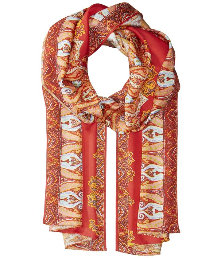 Echo Design - Sea Fan Paisley Silk Oblong