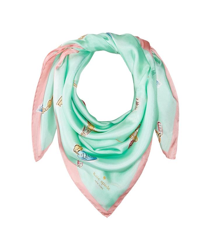 Kate Spade New York - Tossed Keys Square Scarf