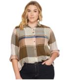 Lucky Brand - Plus Size Plaid Multi Top