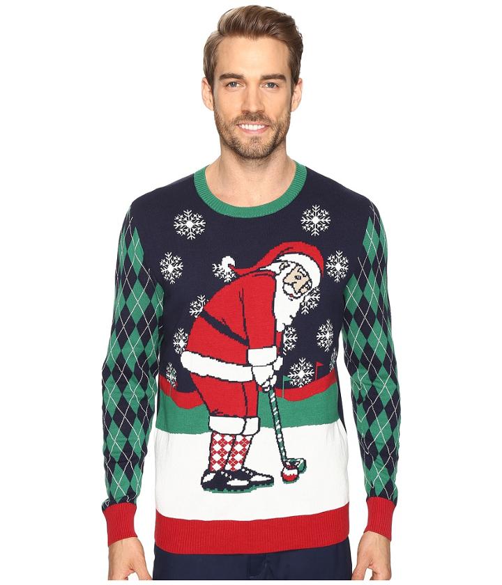 Travismathew - Golfing Santa Sweater