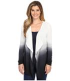Mod-o-doc - Textured Sweater Knit Dip Dye Dip Dye Cardigan