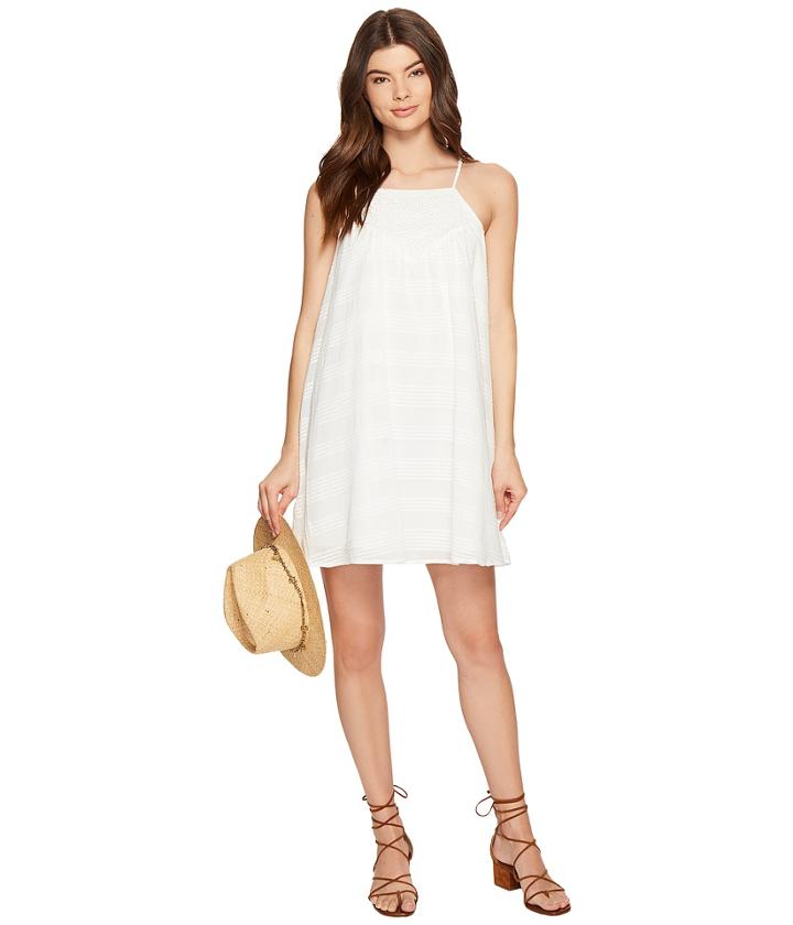 Jack By Bb Dakota - Neilan Textured Cotton Dress With Cotton Eyelet Yoke