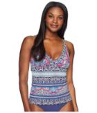 Tommy Bahama - Riviera Tile Off The Shoulder V-neck Tankini