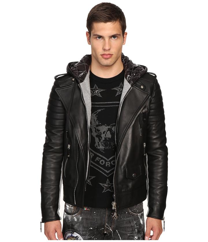 Philipp Plein - Leather Hey You Jacket