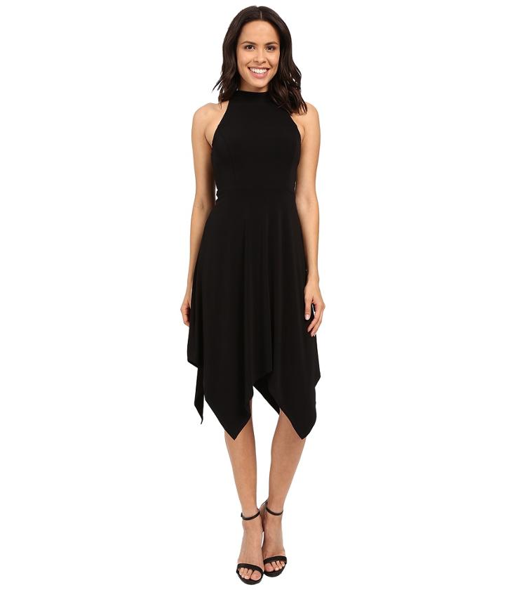 Jessica Simpson - Printed Hanky Hem Dress With Mock Neck Js6d8705