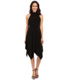 Jessica Simpson - Printed Hanky Hem Dress With Mock Neck Js6d8705