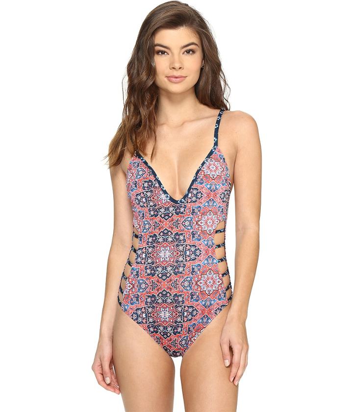 Lucky Brand - Festival Medallion Side Detail One-piece