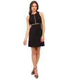 Jessica Simpson - Solid A-line Dress With Gold Stud Detail Js6d8673