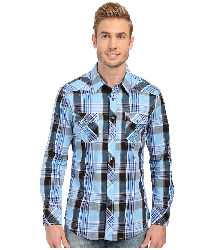 Rock And Roll Cowboy - Long Sleeve Snap B2s6268