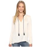Lucky Brand - Contrast Peasant Top