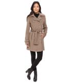 Calvin Klein - Double Breasted Belted Hooded Wool With Belt Loop Hardware