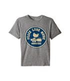 The Original Retro Brand Kids - Woodstock Peace And Love Short Sleeve Tri-blend Tee