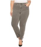 Nydj Plus Size - Plus Size Alina Legging Jeans In Vintage Pewter