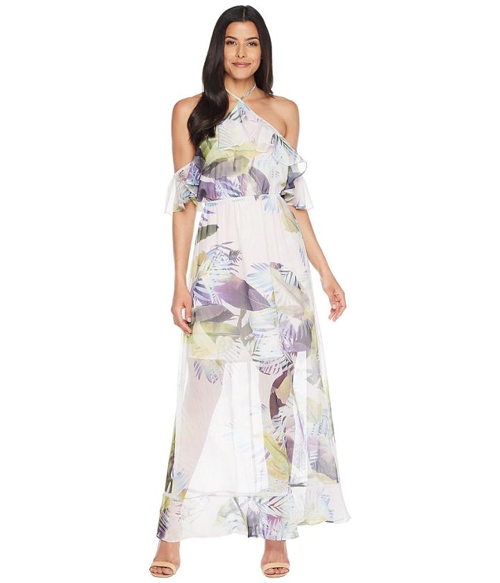 Cece - Danielle - Cold Shoulder Tropical Maxi