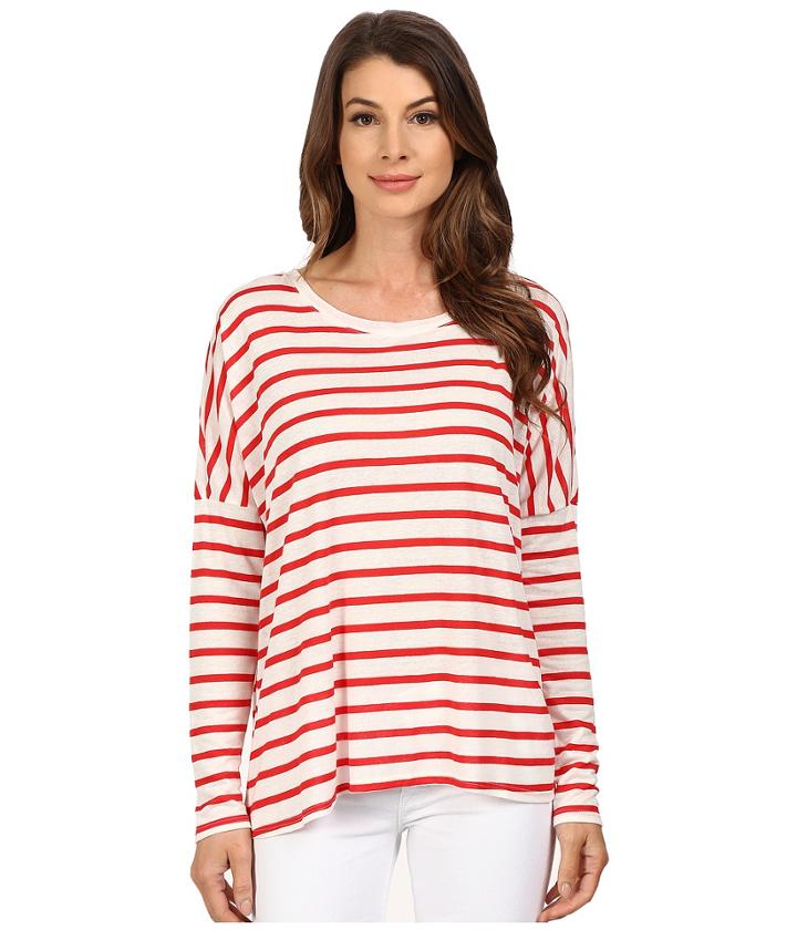 The Beginning Of - Stripe Cross Over Back Tee