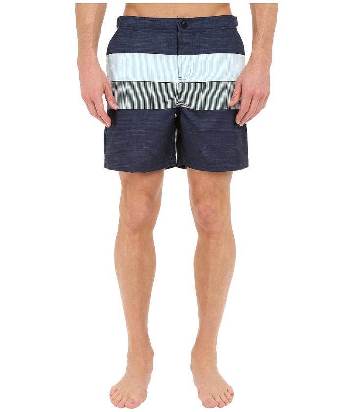 Original Penguin - Pieced Stripe Print Fixed Volley Fit