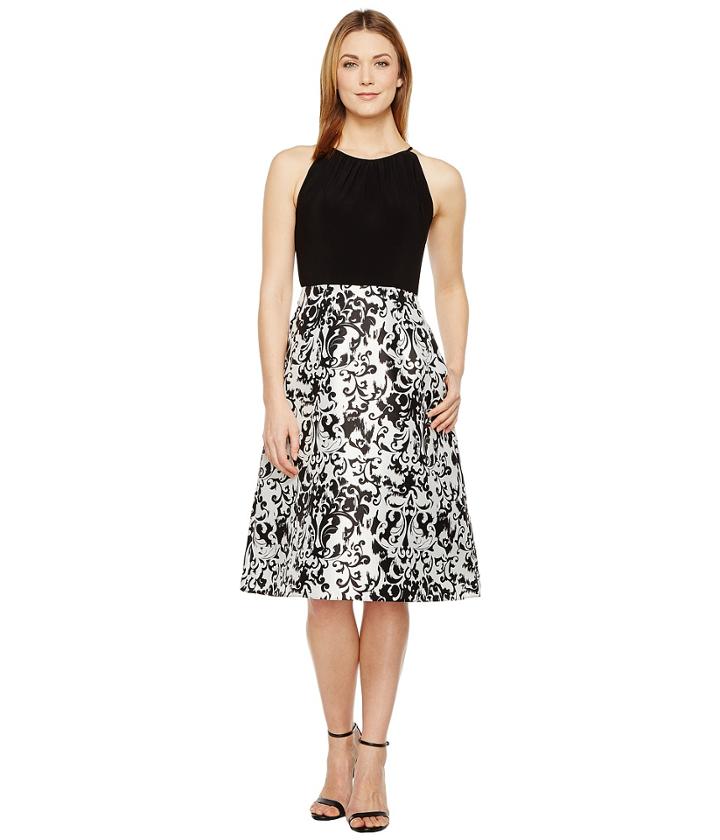 Adrianna Papell - Jersey And Mikado Party Dress