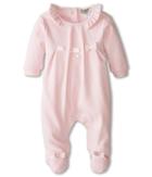 Armani Junior - Pink Bow W/ Ruffle Footie