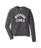 The Original Retro Brand Kids - Weekend I Love You Super Soft Haaci Pullover