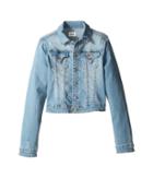 Hudson Kids - Denim Jacket With Applique Banner And Embroidery