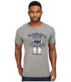The Original Retro Brand - Sundays Are For Prayer Short Sleeve Tri-blend Tee