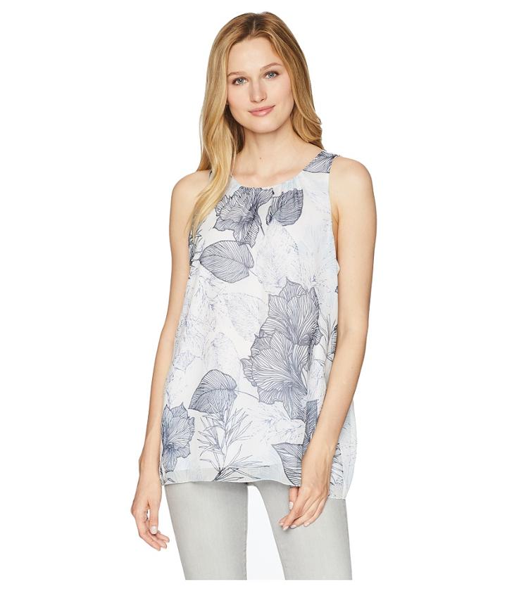 Vince Camuto - Sleeveless Etched Island Floral Blouse