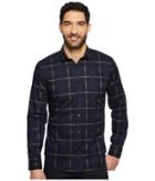 Calvin Klein - Large Scale Overlapping Plaid Button Down Shirt