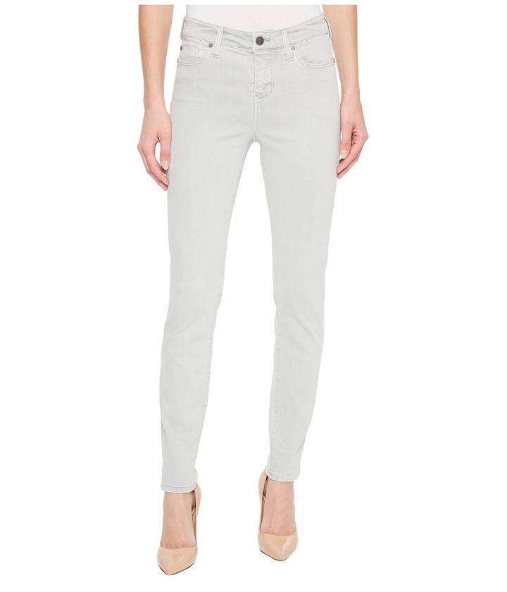 Liverpool - Penny Ankle In Slub Stretch Twill In Fossil Grey