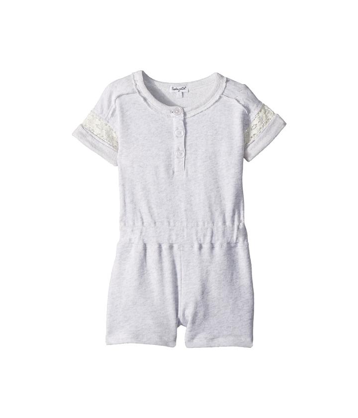 Splendid Littles - French Terry Romper W/ Lace