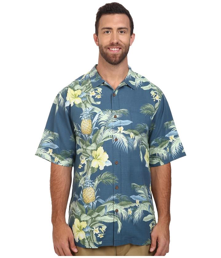 Tommy Bahama Big &amp; Tall - Big Tall Shut The Frond Door Woven Shirt
