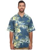 Tommy Bahama Big &amp; Tall - Big Tall Shut The Frond Door Woven Shirt