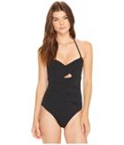 Nicole Miller - La Plage By Nicole Miller Marianna Tie Back One-piece