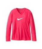 Nike Kids Leg V-neck Swoosh L/s Tee