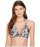 Kenneth Cole - Palm Reading Wireless Push-up Halter Bikini Top